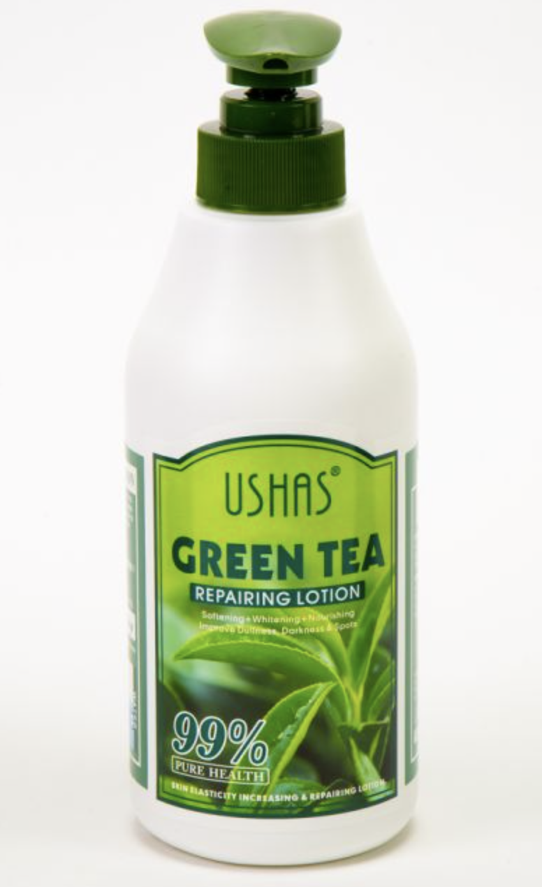 Usha's Green Tea Whitening & Repairing Lotion 500ml *NEW*
